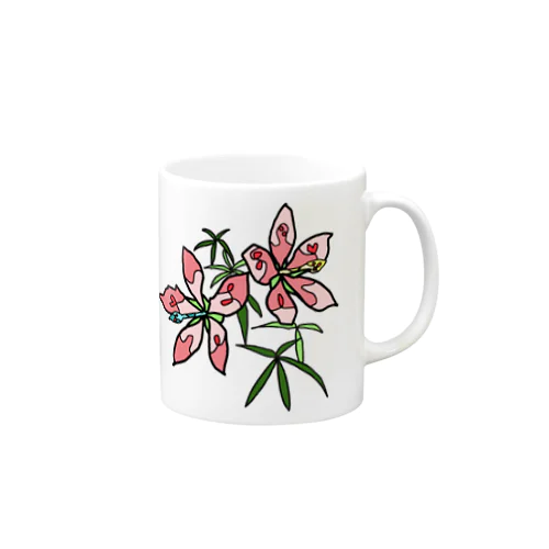 10/1 誕生花 「モミジアオイ」 Mug