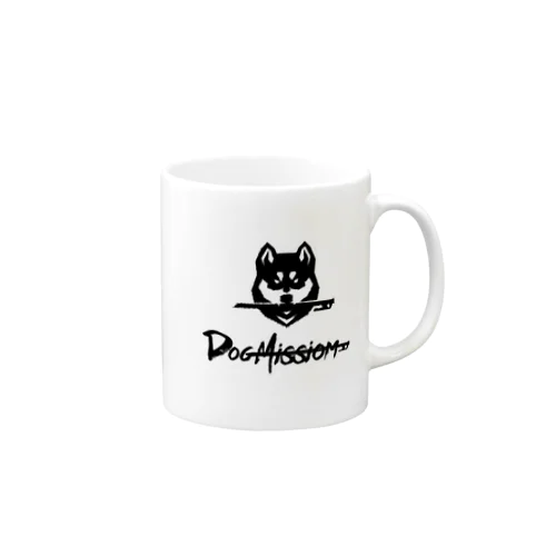 DOGMISSION™グラフィカルロゴタイプB Mug