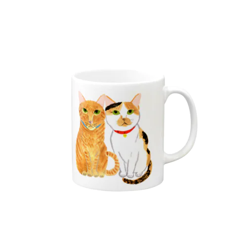 仲良し猫ちゃん2 Mug