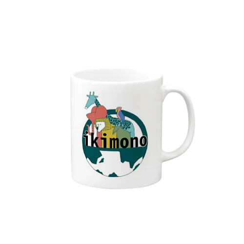 ikimono ブランド ロゴ マグカップ Mug