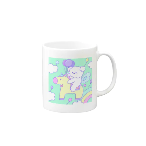 ふわふわユニコーンちゃん Mug