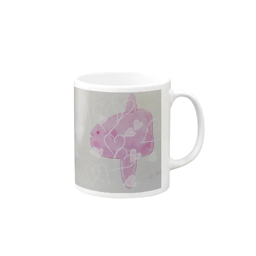 ピンクのマンボウ Mug