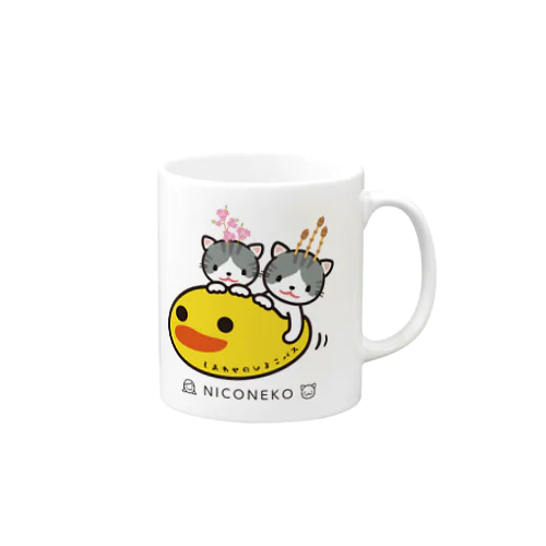 ひよこバスマグ Mug