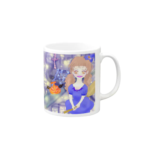 ハロウィンの魔女 Mug