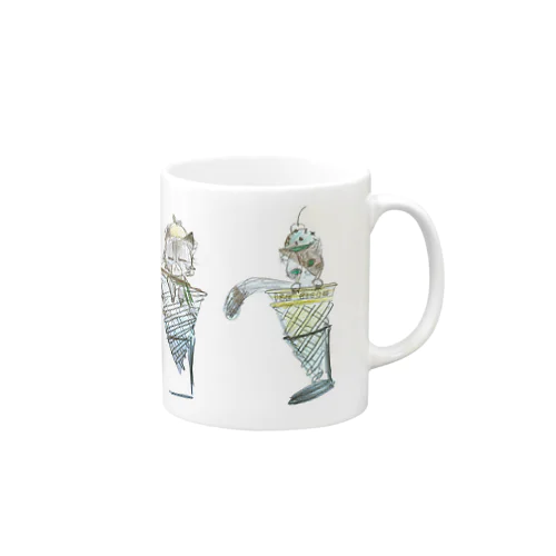 アイスにゃん Mug
