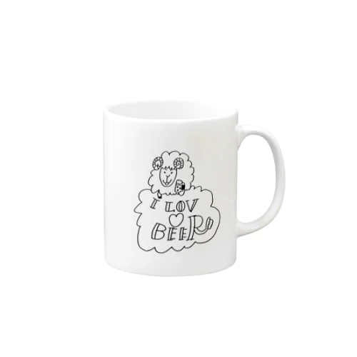 びあひつじくん Mug