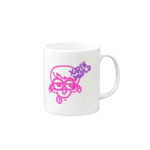 歓楽街Neonゆうりんイラスト Mug