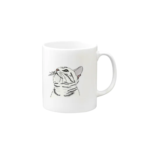 サバトラ柄の猫 Mug