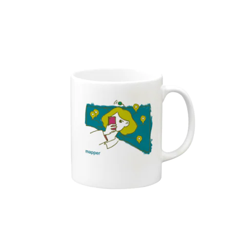 mapper girl (Blue) Mug