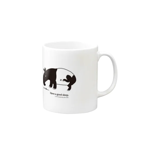 バク好きさんのためのバクカップ 〜マレーバク編〜 Mug