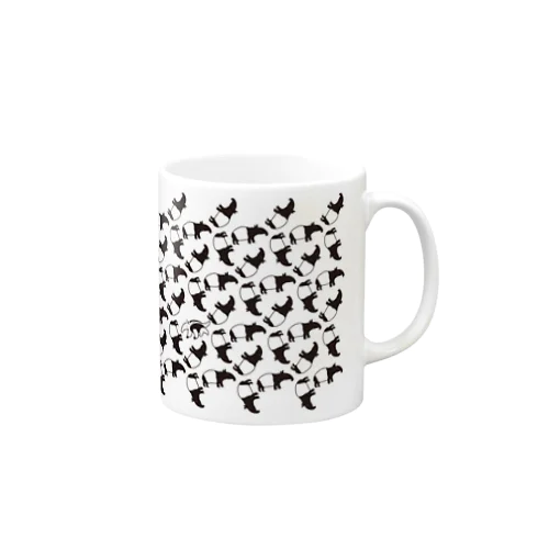 バク柄のバクカップ2 〜マレーバク編〜 Mug