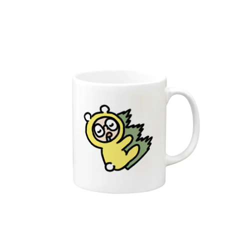 パポと抱き枕 Mug