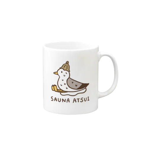 サウナがあついカモメ(ローマ字) Mug