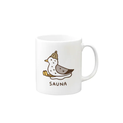 サウナが好きなカモメ Mug