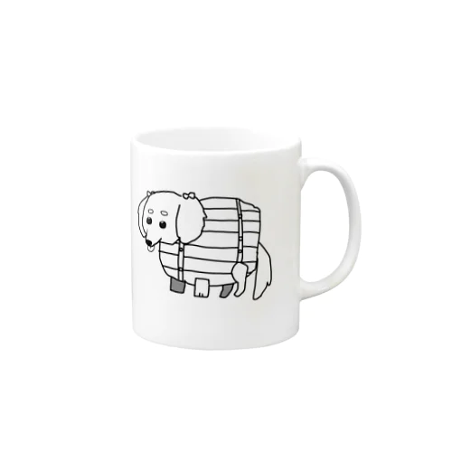 樽犬のココちゃん Mug