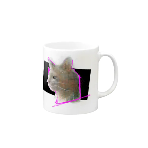 紫陽猫 マグカップ