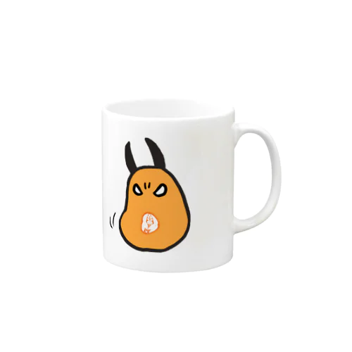 倫魁不羈　おにひゅうがの勝成様　文字なし Mug