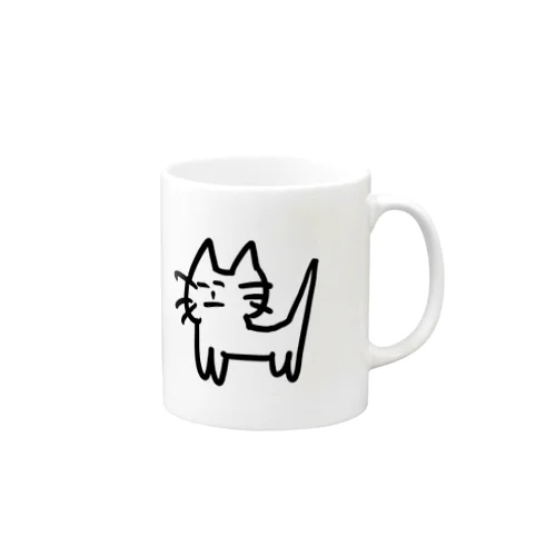 ネコの絵のマグカップ Mug