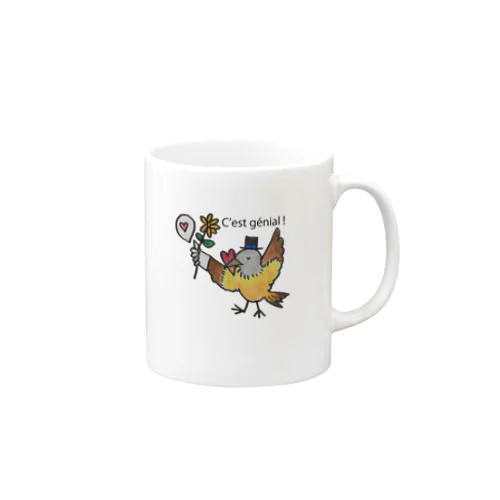 谷中鳥02 Mug