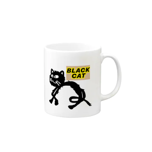  BLACK  CAT Mug