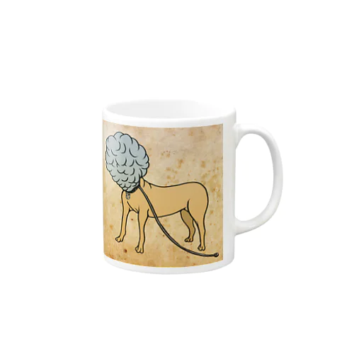 煙巻犬 Mug