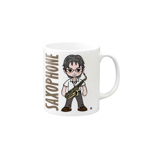 ブラスシリーズ#10　サキソフォン Mug