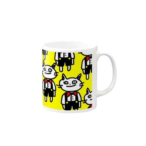 猫の大群 Mug