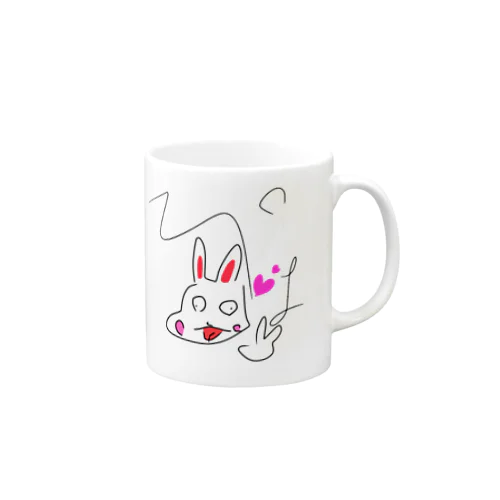 あたおかうさぎさん Mug