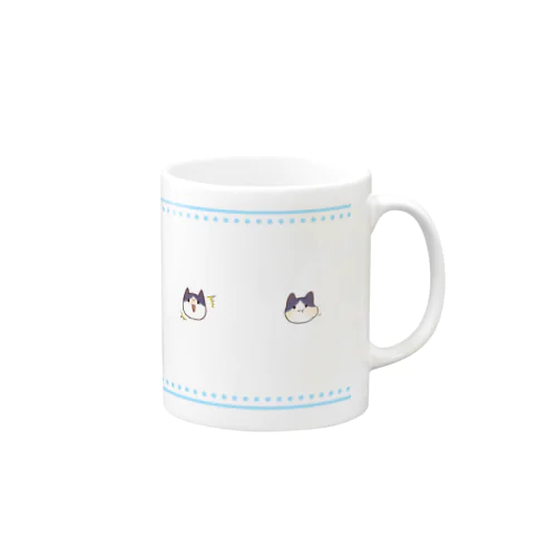 ばぶねこまぐかっぷ白 Mug