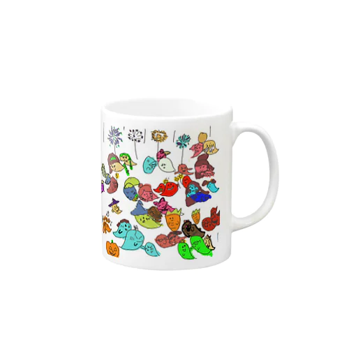 なつまつりはなびをあげよう。 Mug