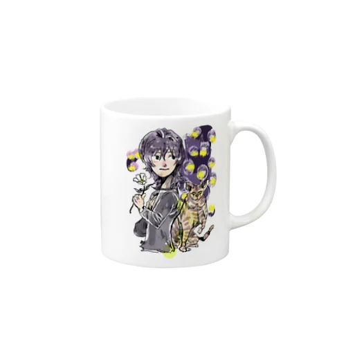 オハナ少年と謎の猫 Mug