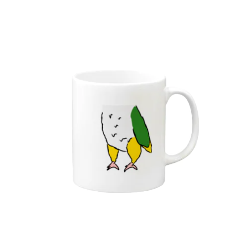 シロハラインコのあし Mug