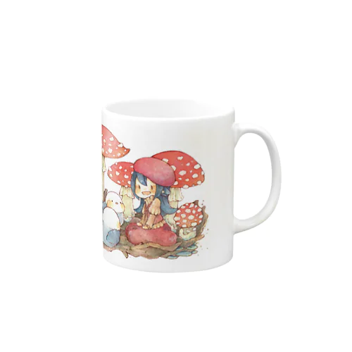 まじょとふたごのキノコの森 Mug