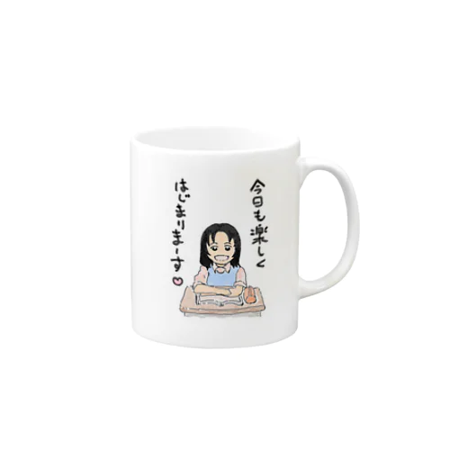 ニコニコ少女 Mug