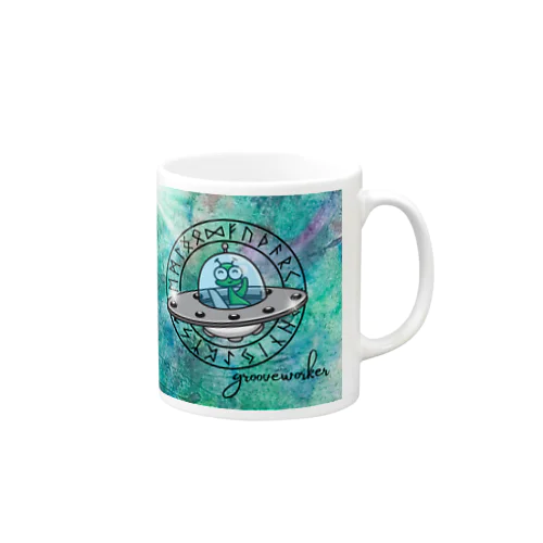 山のUFO瞑想　 Mug