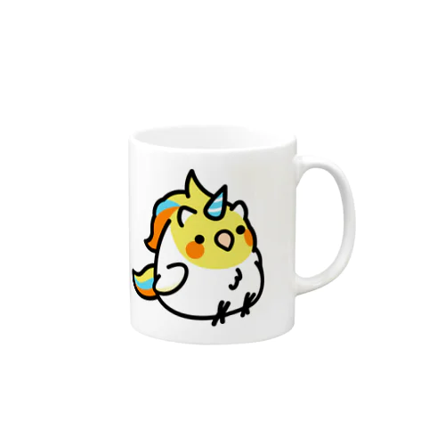 Chubby Bird オカメインコ　ユニコーン Mug