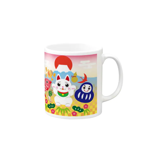 ちゅんの招き猫と仲間たち Mug