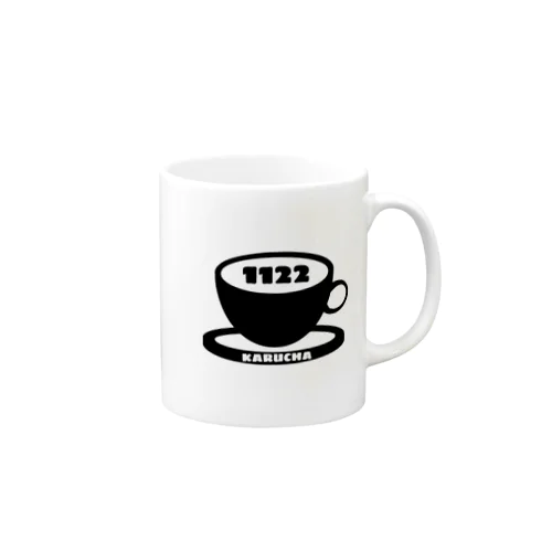 軽茶しんどろ～む いい夫婦の日グッズ！(ロゴ ブラック) Mug