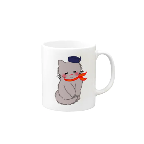 もちもちほっぺのねこ Mug