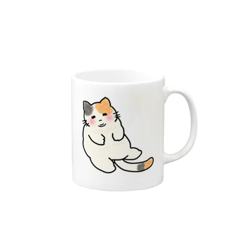 もちもちほっぺのねこ Mug