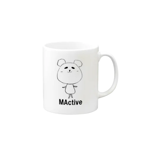 まくべぁーオリジナルキャラクターグッズ Mug