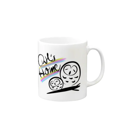 Owl's Home Original -Family- Mug