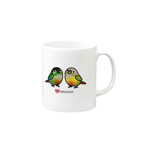 Chubby Bird 仲良しウロコインコ Mug