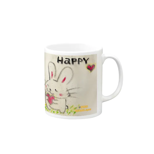 うさぎちゃん。HAPPY Mug