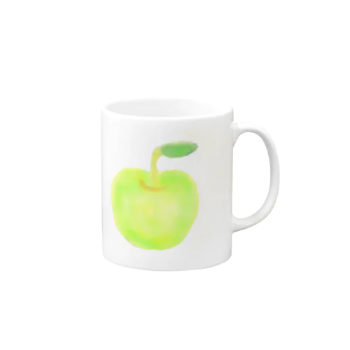 🍎幸せりんごロゴ Mug