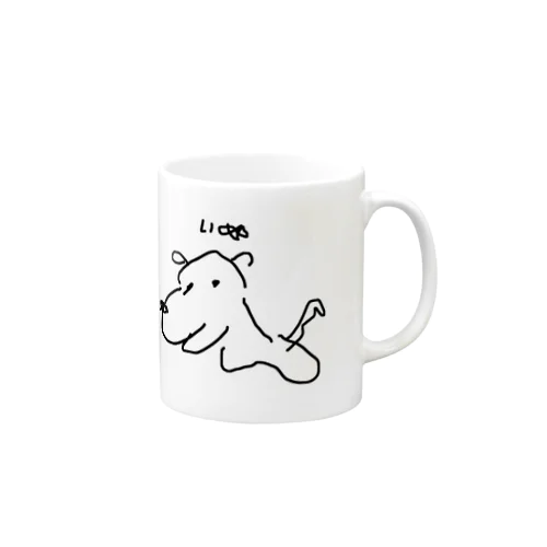 左手いぬ Mug