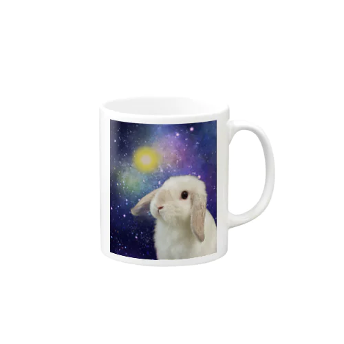 Space bunny マグカップ