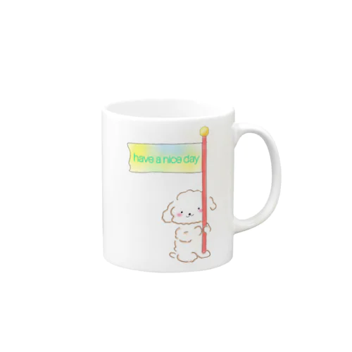 トイプードル【have a nice day】 Mug