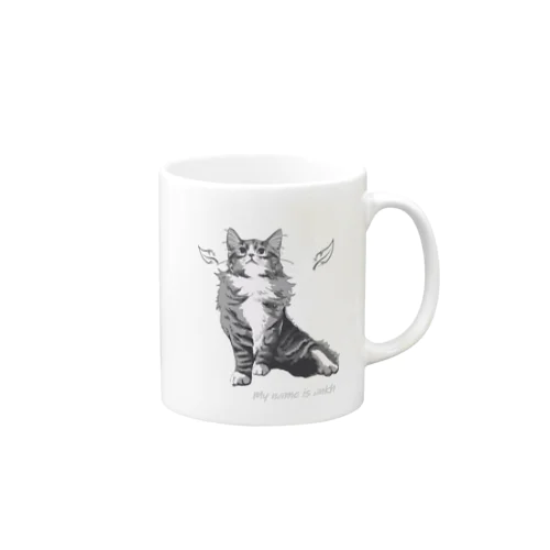 ノルエージャンフォレストキャット　angel　Angel Mug