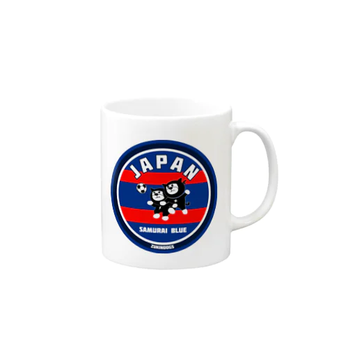 忍犬サッカー Mug